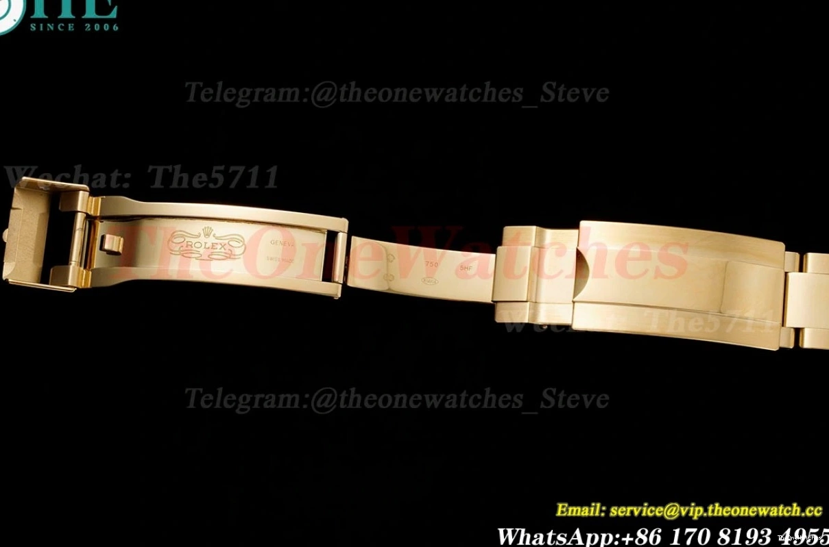 Black YG Clean 40mm Dot YG 116618LN VS3135 Submariner 0112